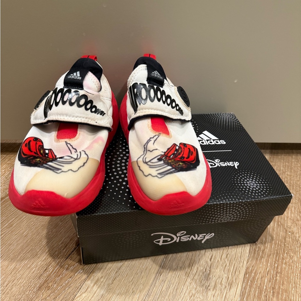 Disney Kids Shoes with Red and White Design